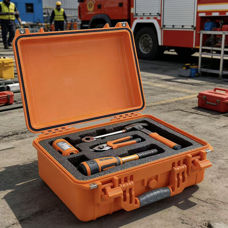 Emergency tool protective box