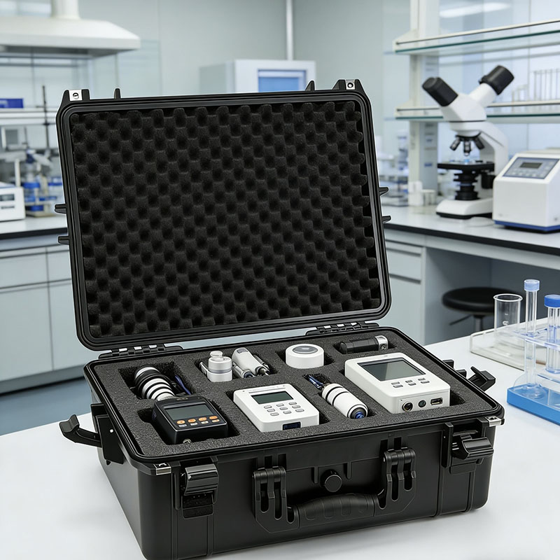 Protective box for testing equipment